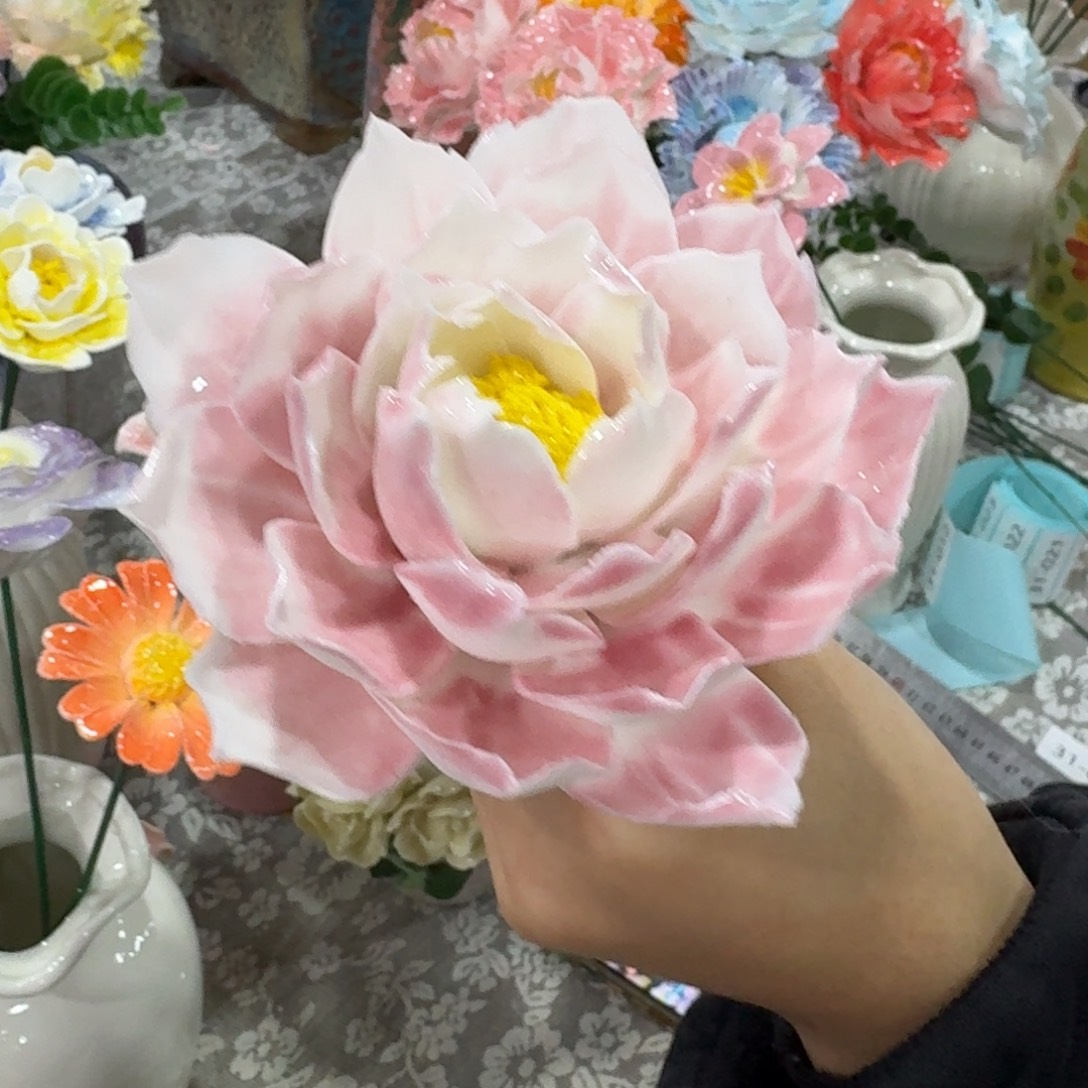 陶瓷花拍满20元发货，爱退款拉黑