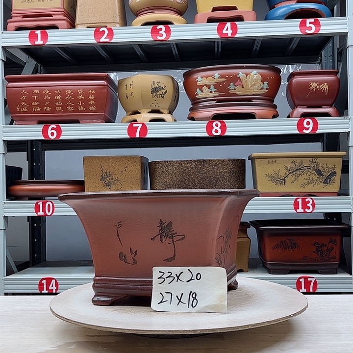 紫砂花盆紫砂花盆