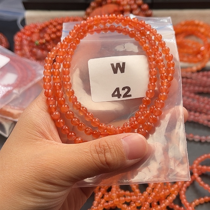 南红玛瑙未镶嵌多样性发货默认微瑕称重5mm