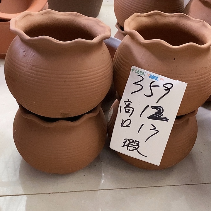 粗陶红陶绿植花盆359
