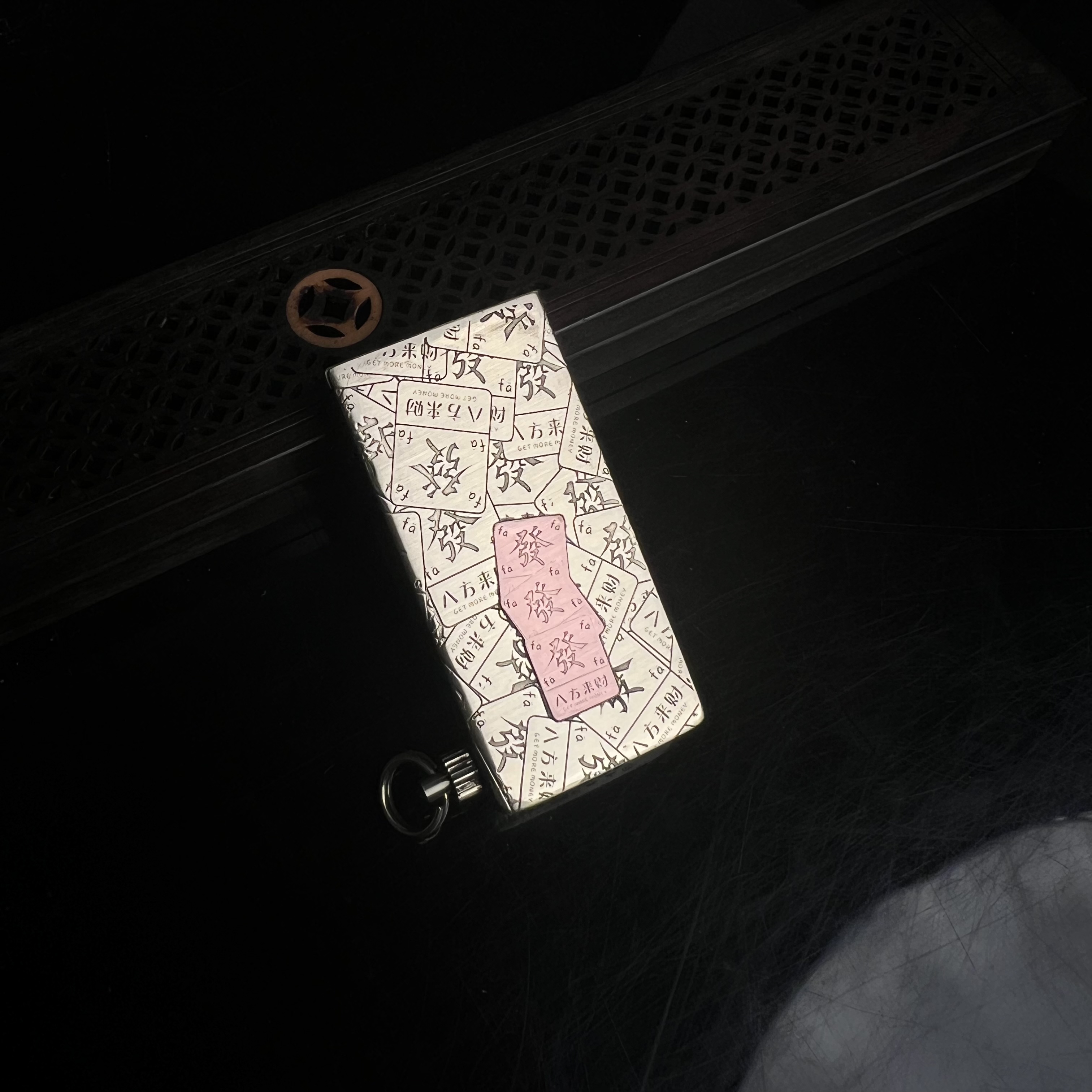  IMCO 紫铜镶嵌 发财 升降机 729 打火机【直播专属】