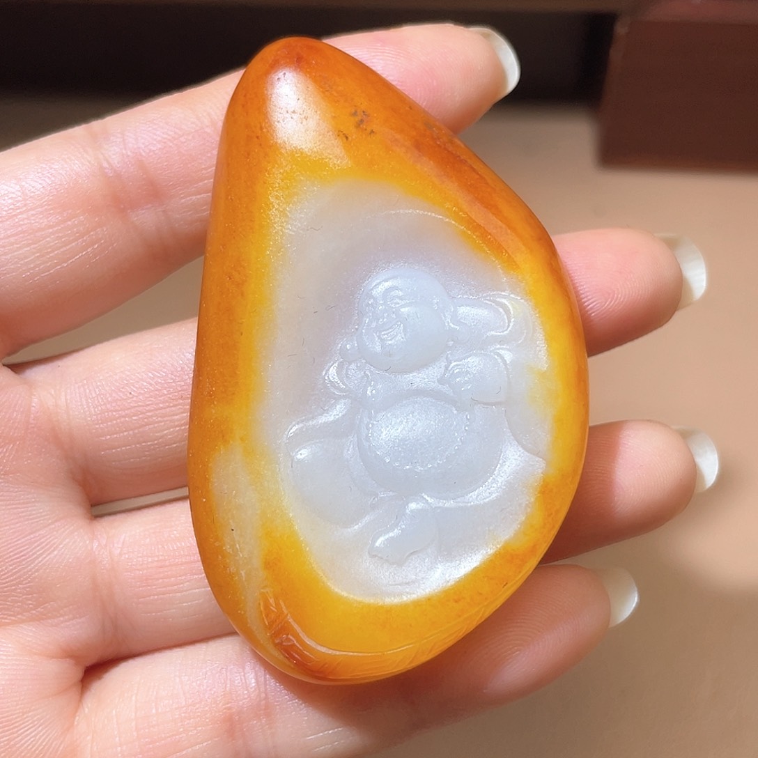 和田玉未镶嵌颈饰A7 