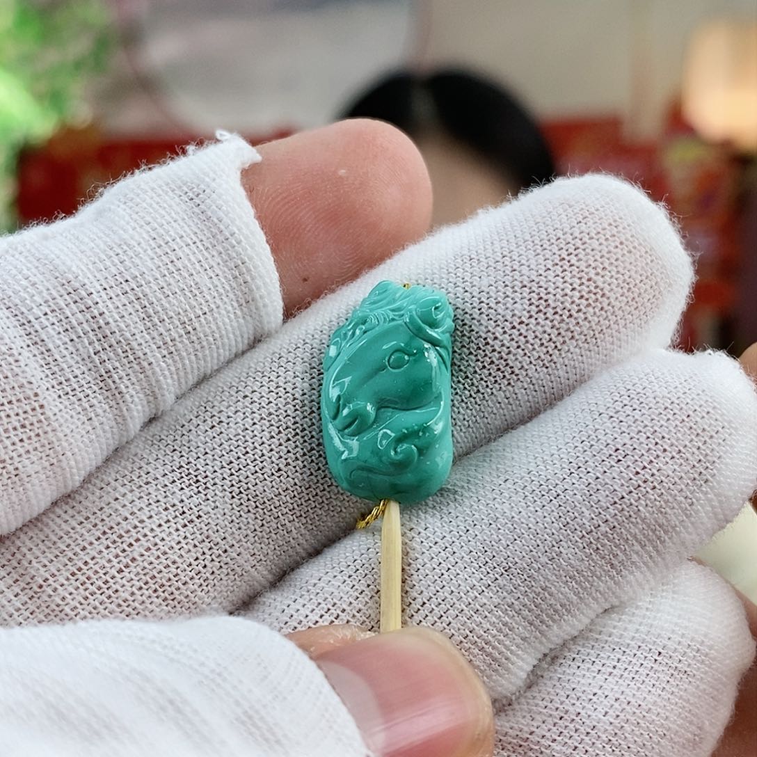 绿松石珠宝奇石未镶嵌