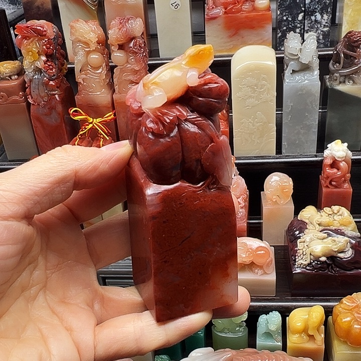 印石寿山石寿山石手工雕刻