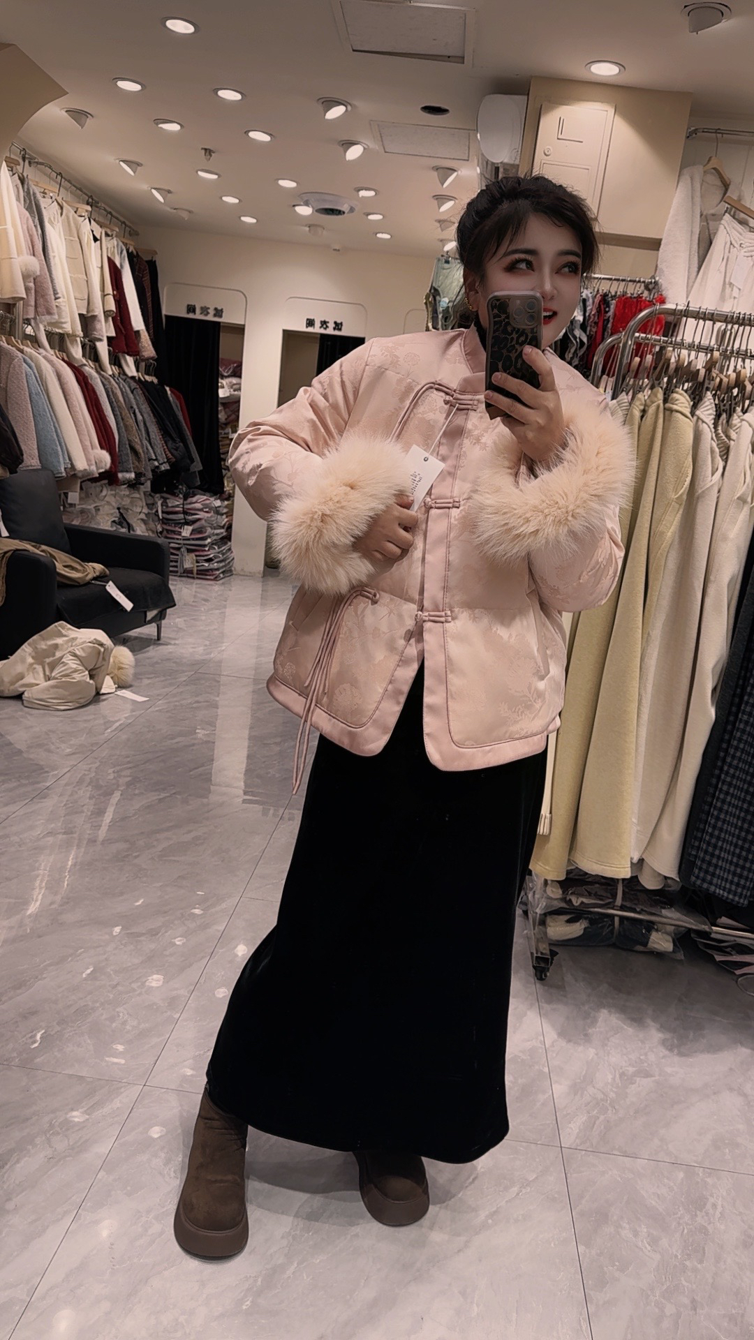 泡泡糖家新款大码防寒服88129
