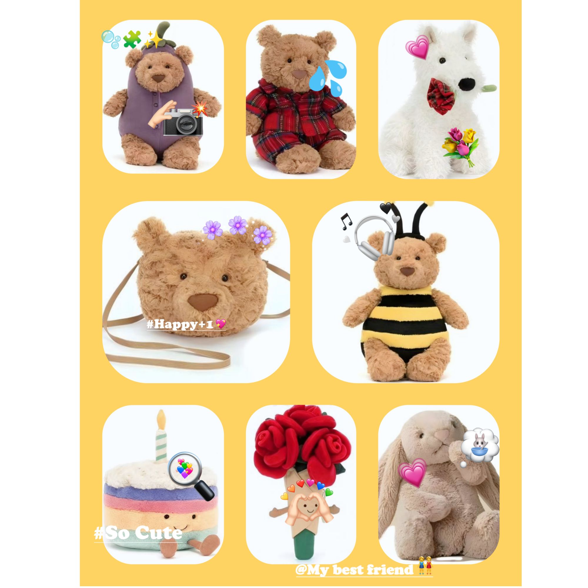 趣味可爱创意毛绒玩偶