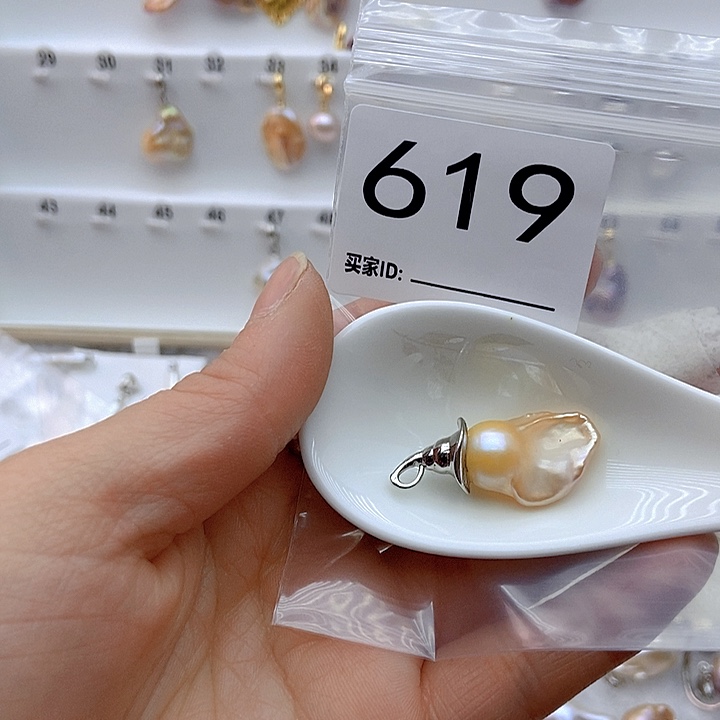 淡水珍珠颈饰银S925镶嵌