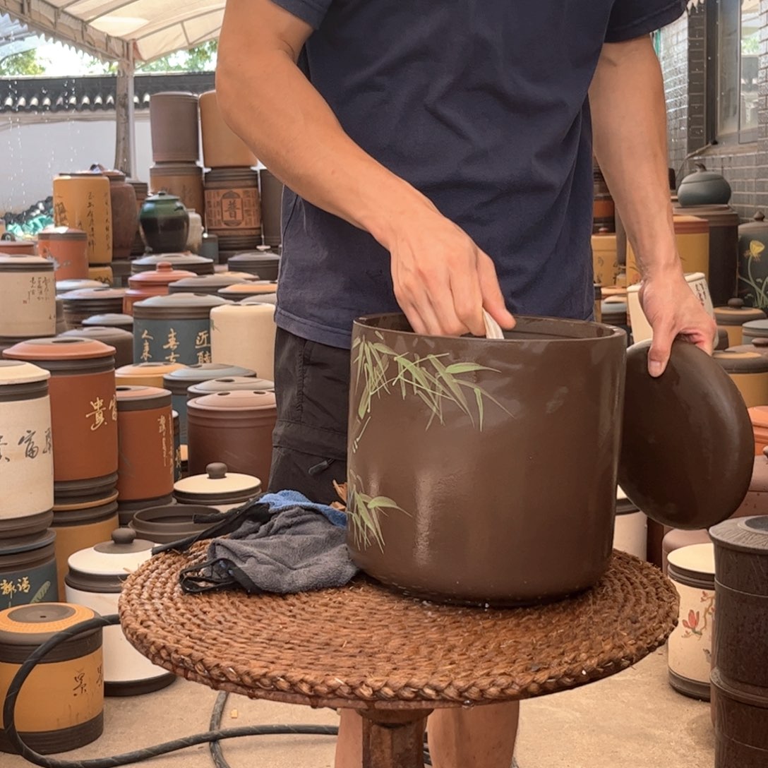 紫砂茶叶罐8 饼茶叶罐