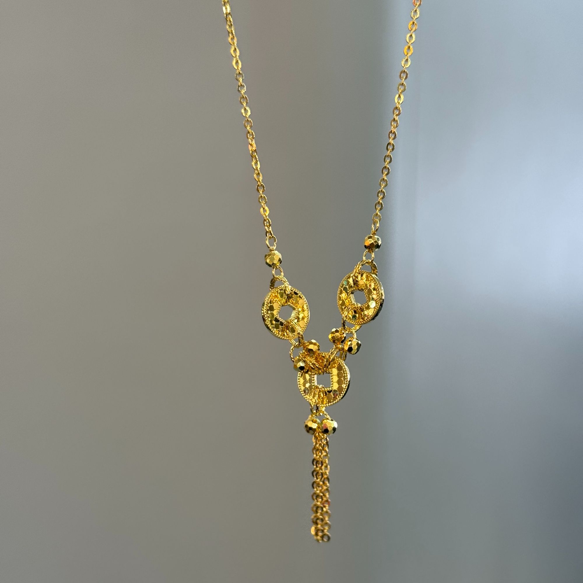 真真专属-C-PT950【PT钱币流苏套链】铂金950套链