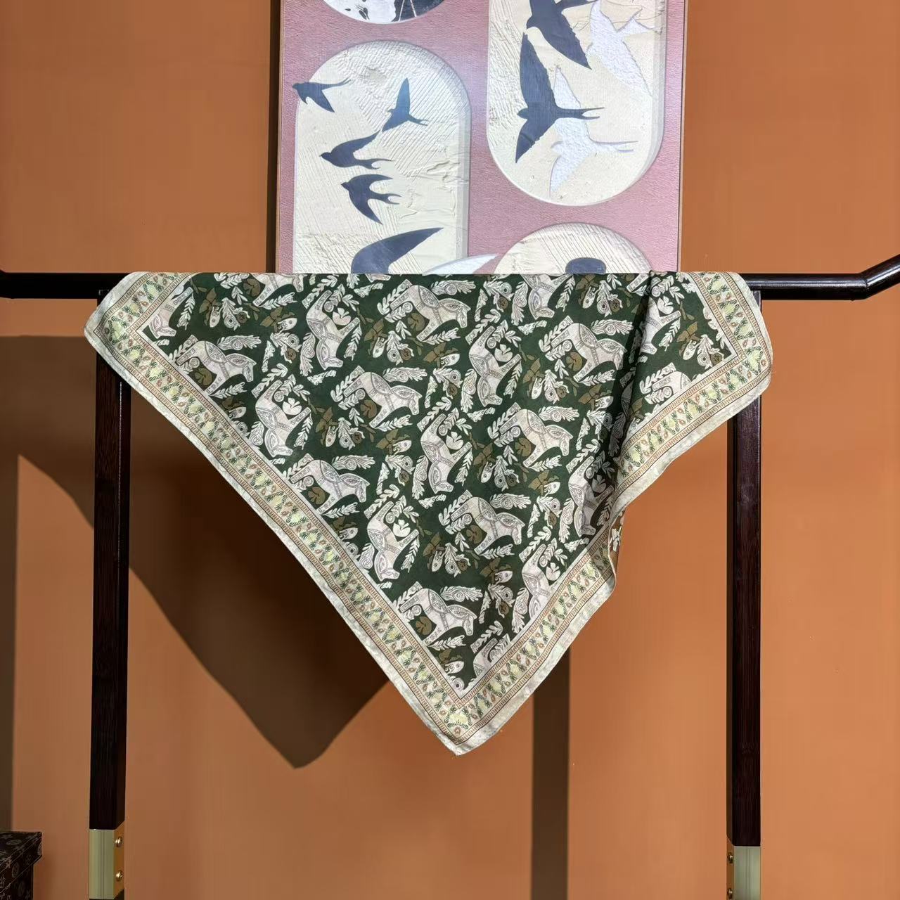 【追影】70*70重磅香云丝毛高货重磅国风高端丝巾-V9