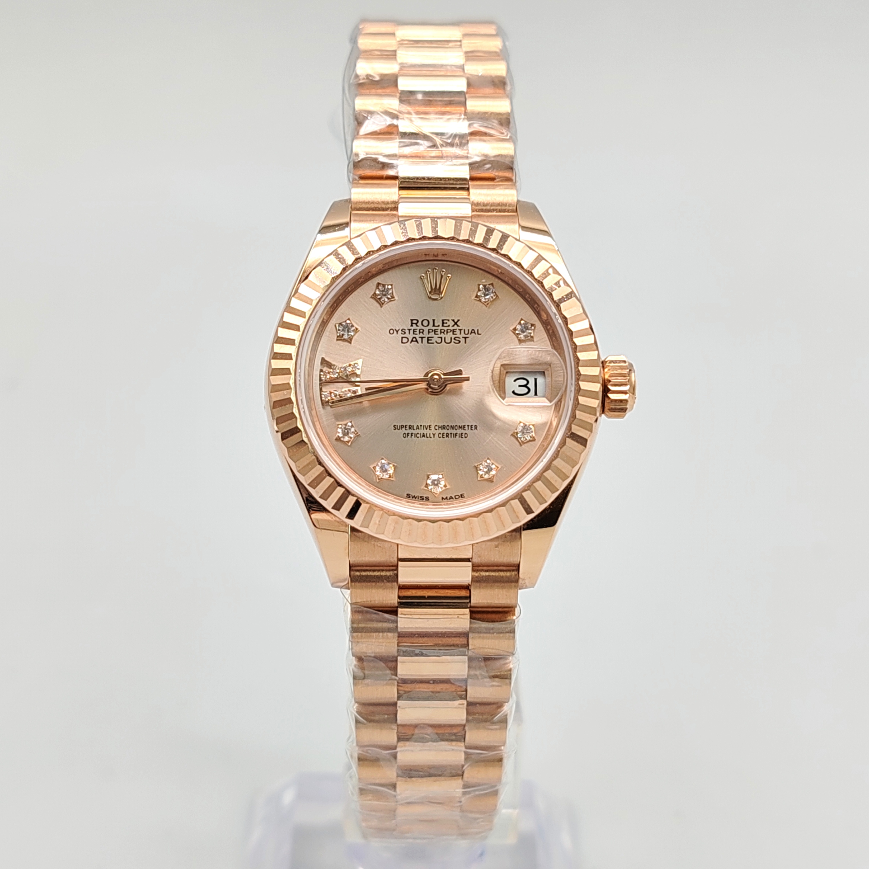 99新 Rolex/劳力士 小橘/279175/28mm/自动机械/玫瑰金/单表