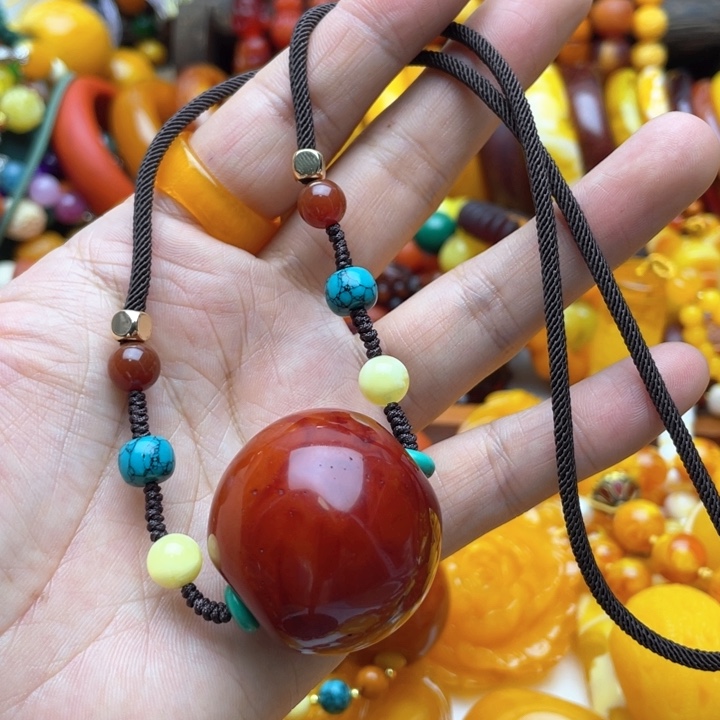 树脂制品39号锁骨链