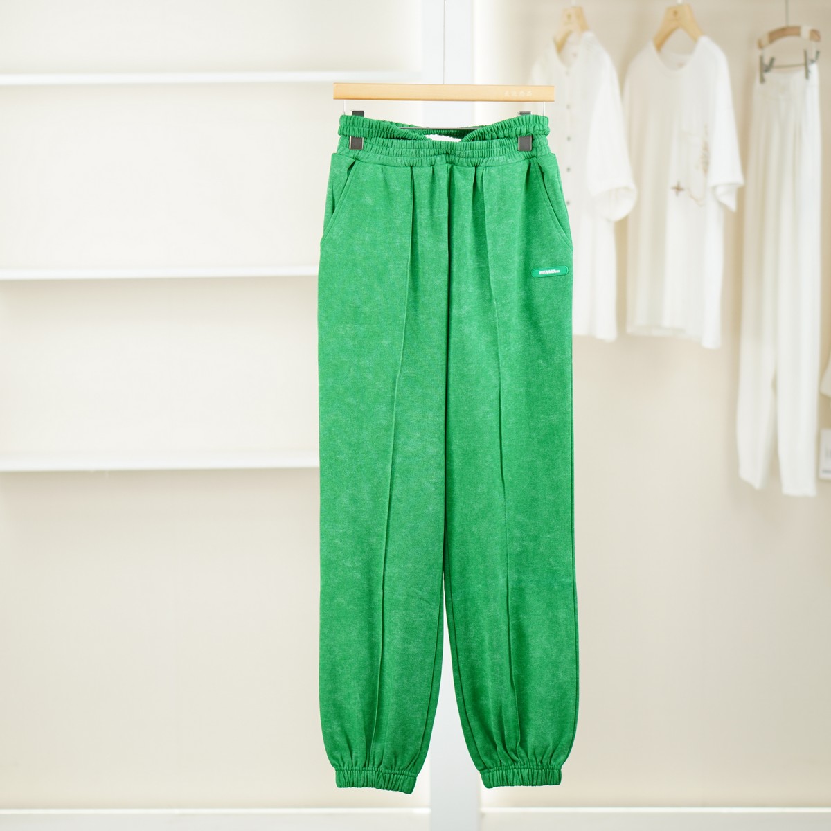 麦迪尚品【文M】5110571 松紧腰收脚口休闲裤春秋女装专柜正品