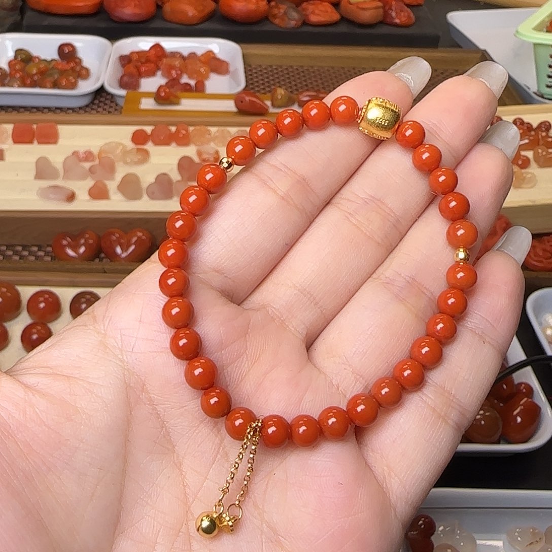 南红玛瑙未镶嵌吊坠(不含链)