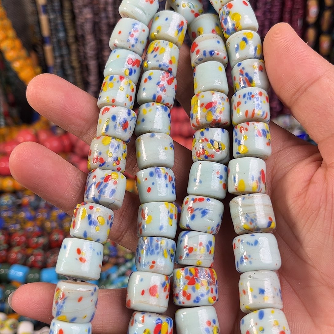 琉璃非金属筒珠点彩
