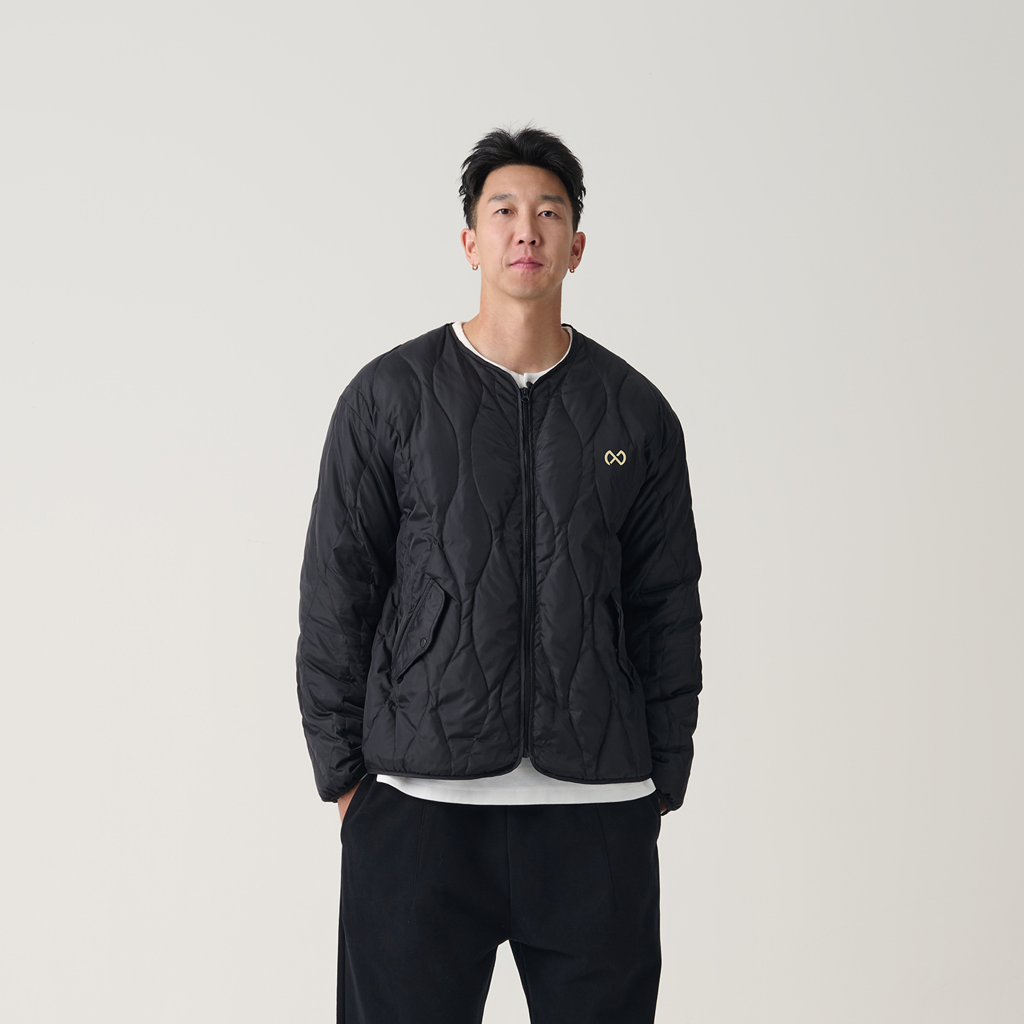 【羽绒服】SN曹岩同款90绒内胆轻薄户外保暖叠穿外套冬季潮牌上衣