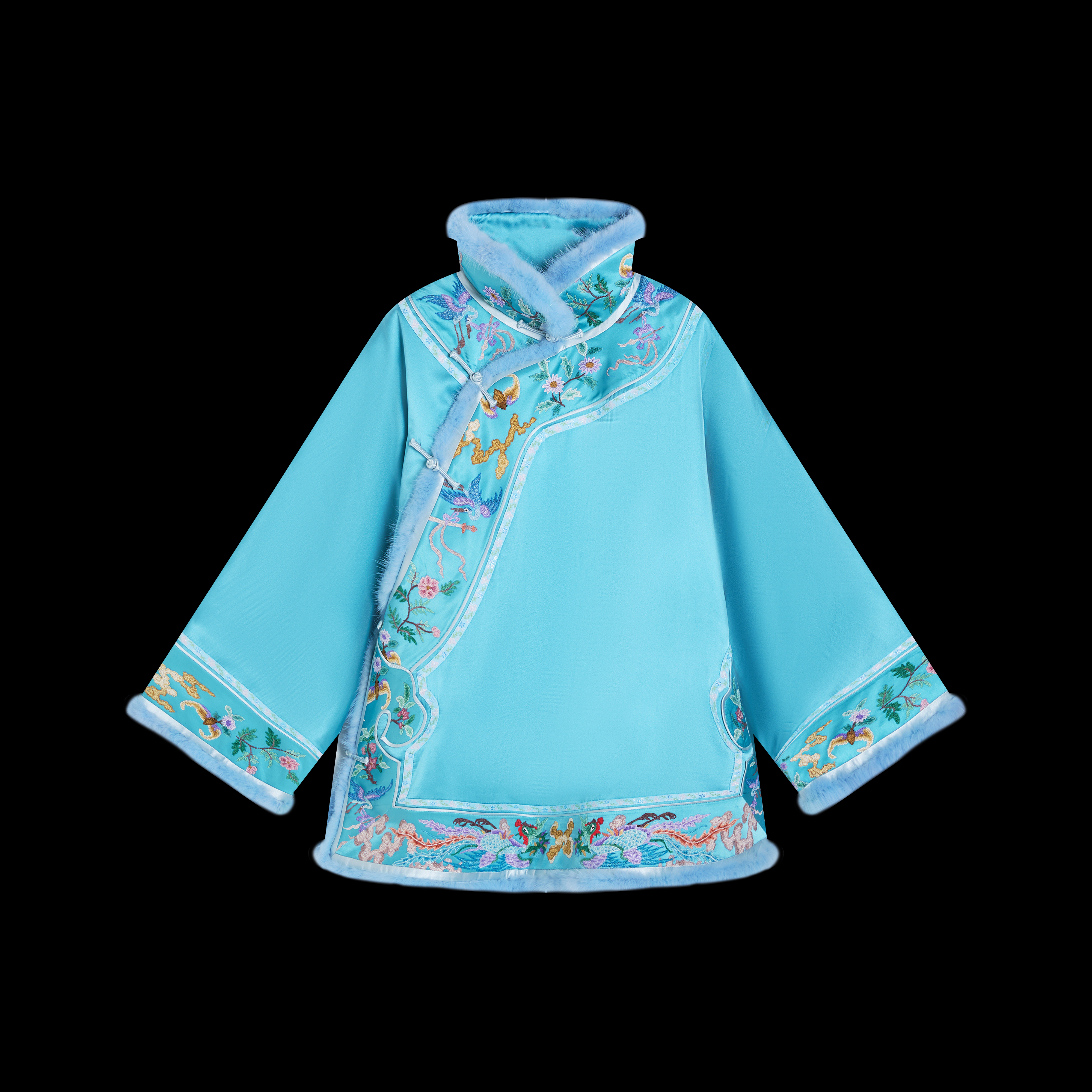 【花锦集】厚款斜襟长袖重工宫廷风外套