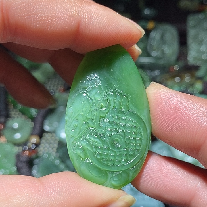 和田玉（糖玉）未镶嵌吊坠(不含链)