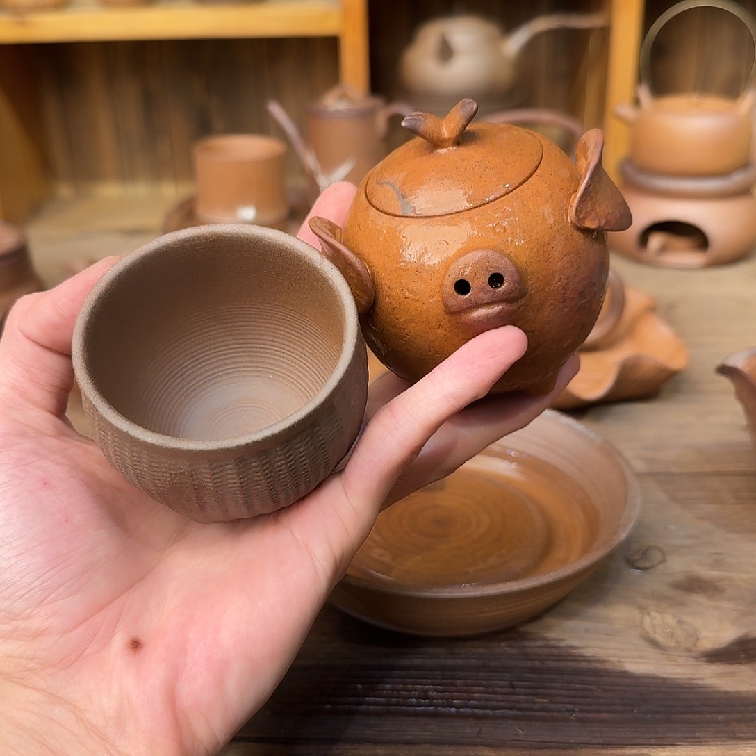 原矿老岩泥茶器系列