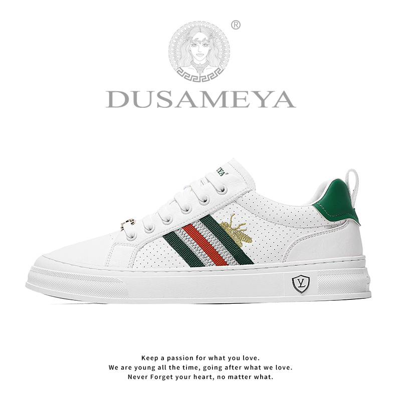 DUSAMEYA/杜莎米娅 春秋新款轻奢舒适百搭时尚潮流休闲板鞋6723