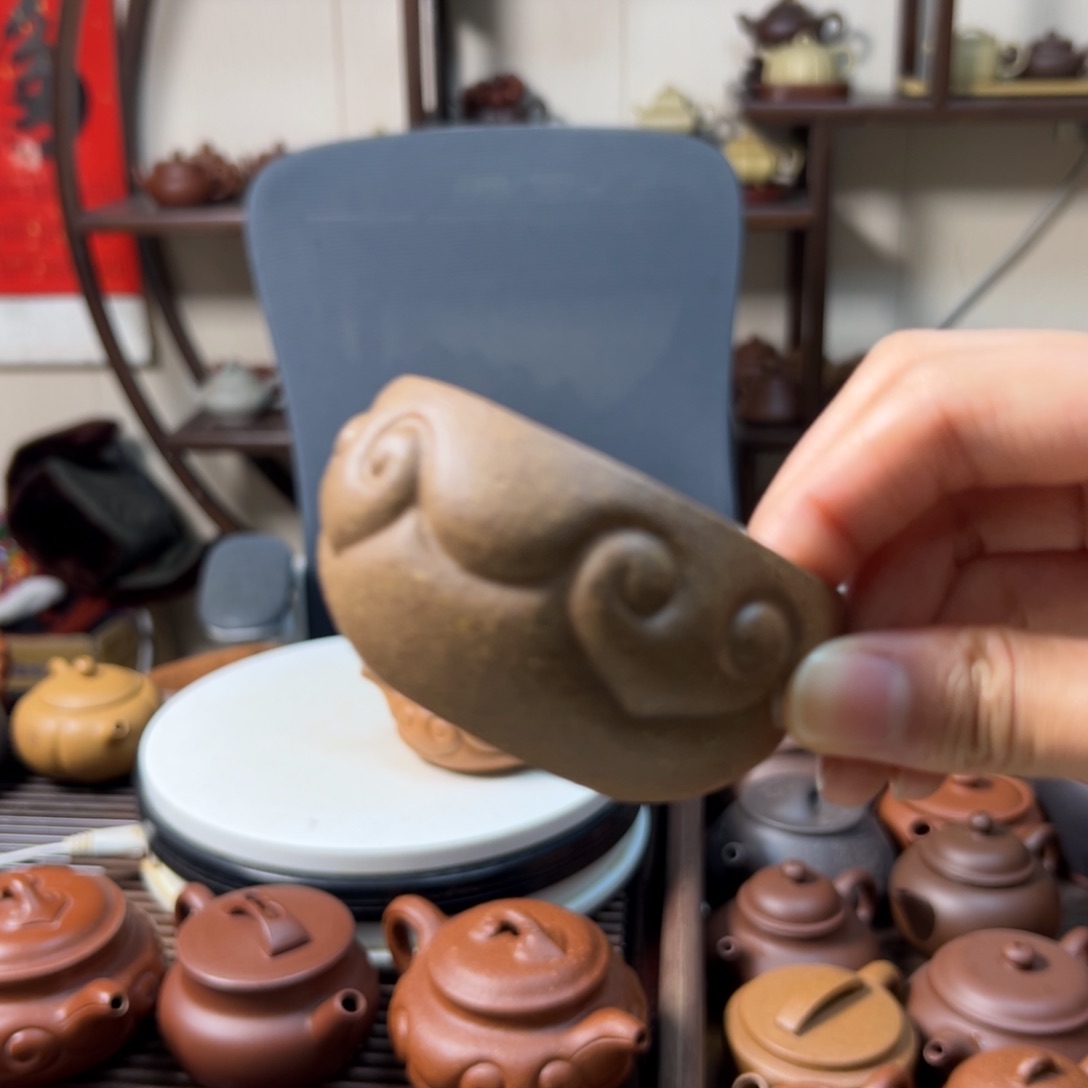 紫砂茶壶?****?段泥主人杯全品80