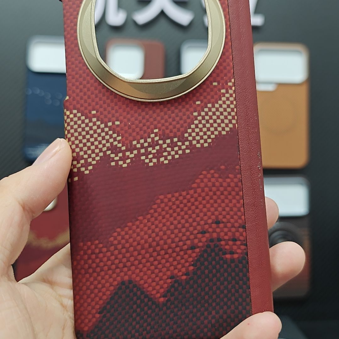 华为x6日照金山磁吸中轴一套红色圈