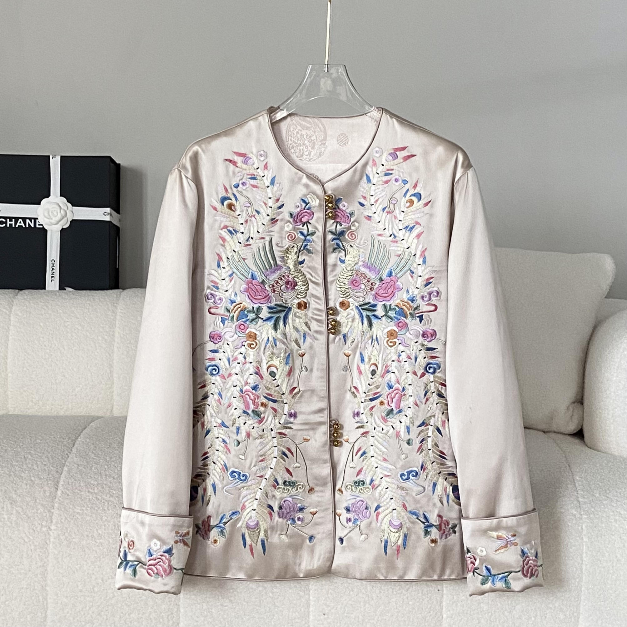 宸嫚三C娘娘3268新中式国风时尚棉服外套