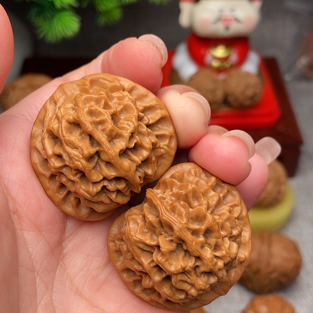 文玩核桃把件37全品绝配野生秦闷