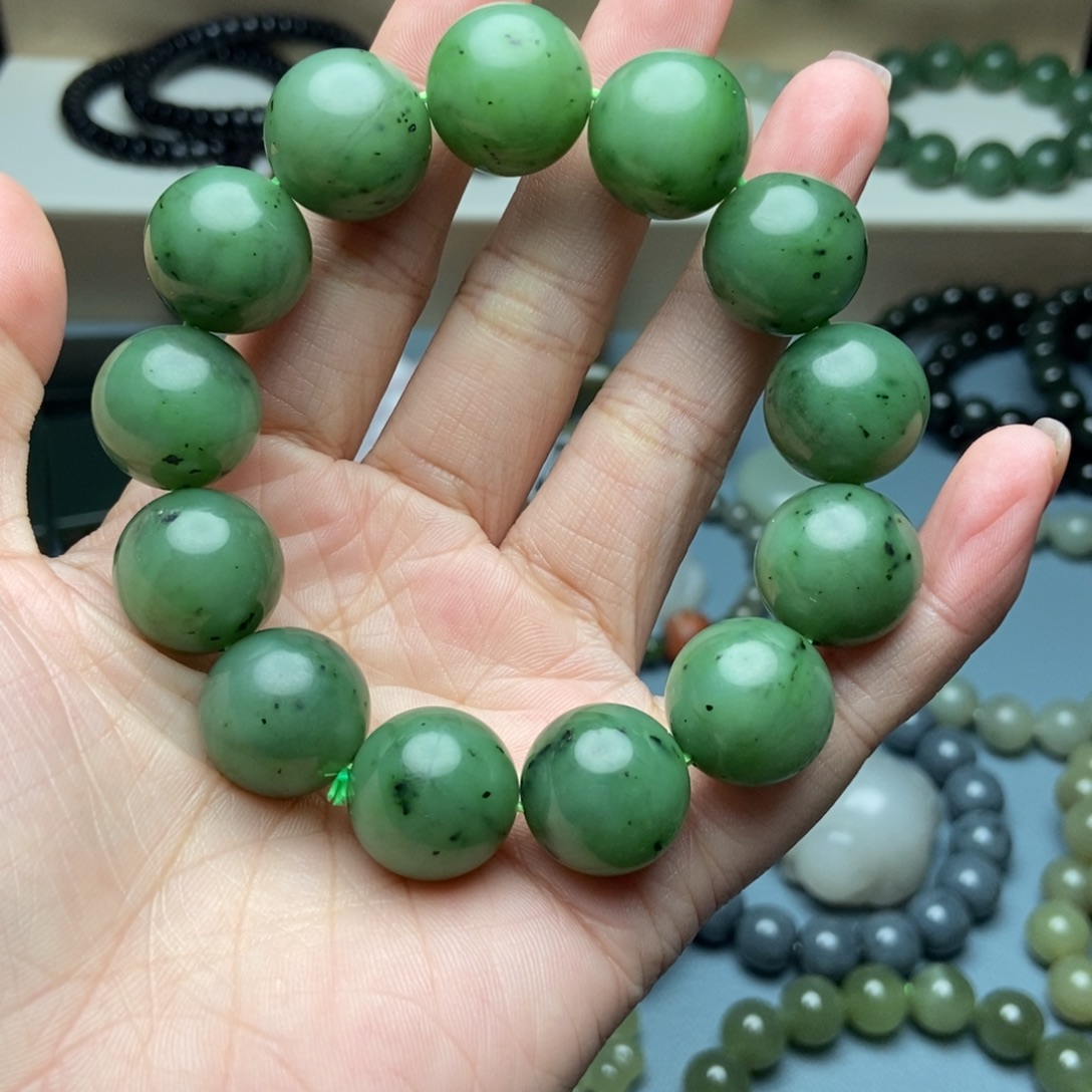 和田玉未镶嵌手链