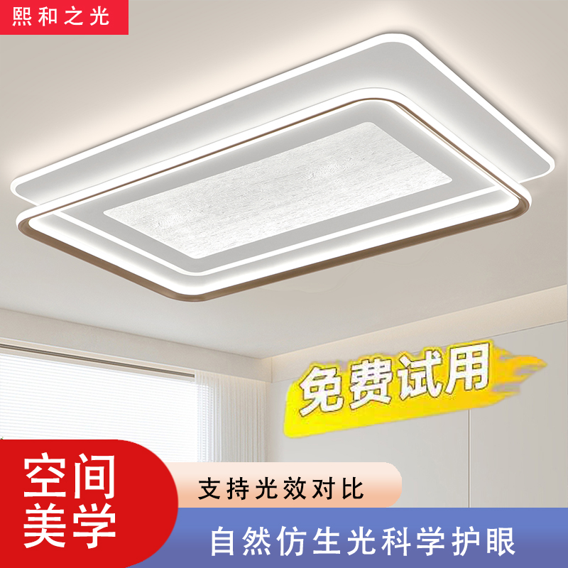 2025新款轻奢客厅卧室简约现代大气家用吸顶灯