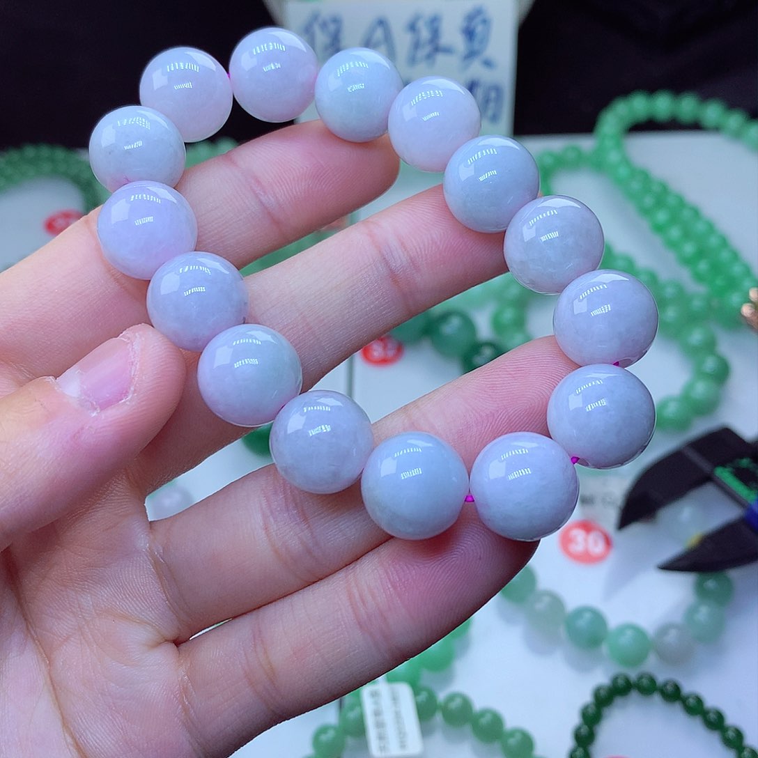 翡翠毛衣链未镶嵌