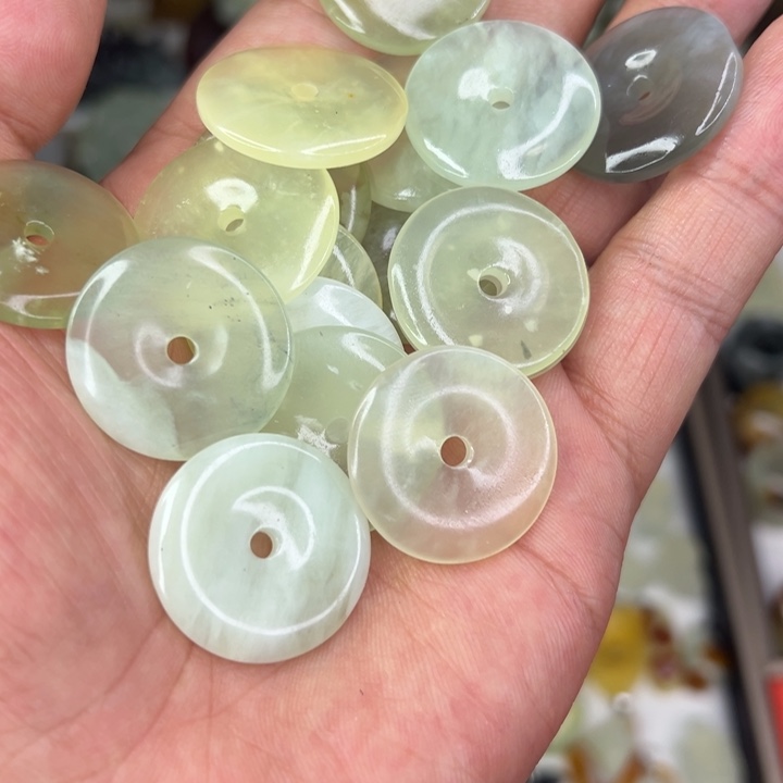 未镶嵌岫玉颈饰岫玉平安扣精品福利