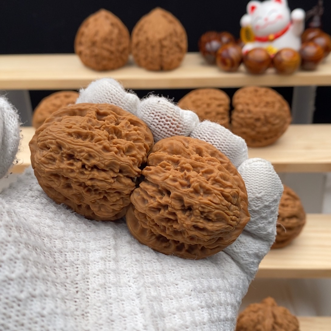 可***派把件文玩核桃涿鹿南疆