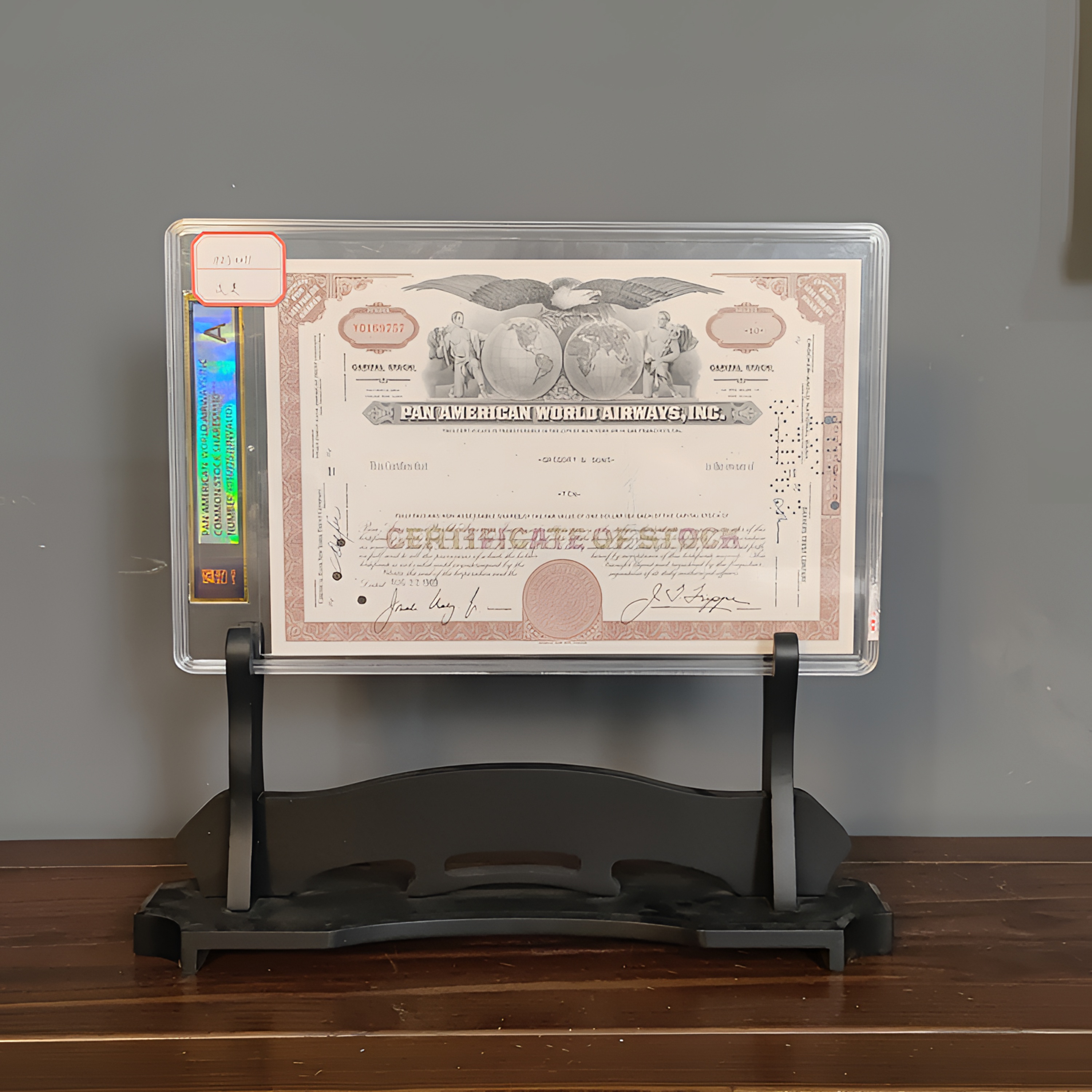 非法定货币泛美世界航空公司纸质票证一件0071 (已兑付)-HZ