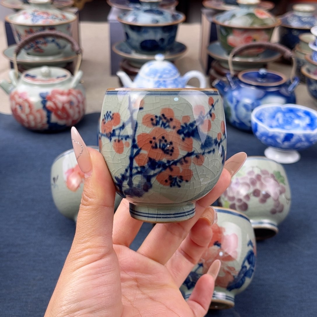 杯景德镇手绘手工茶具