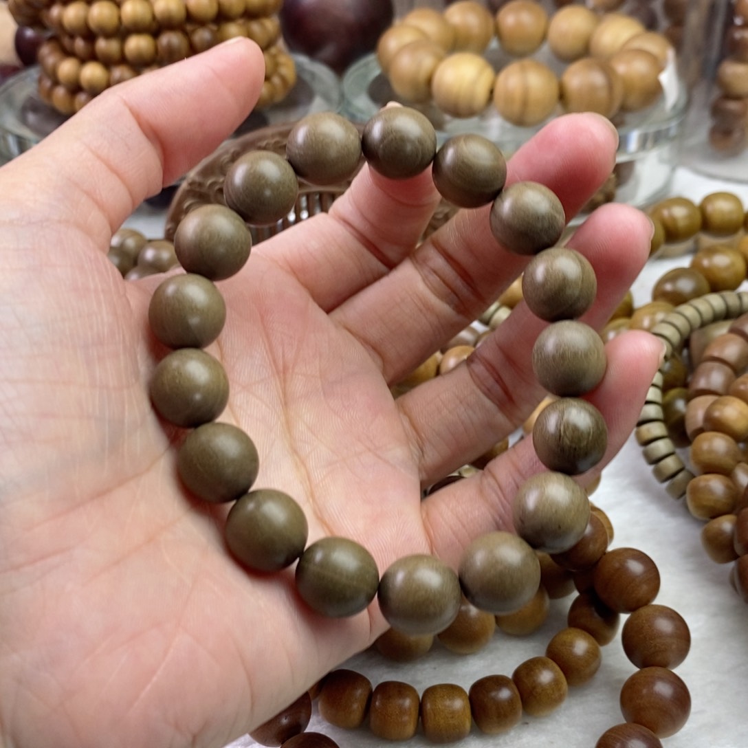 檀香木手串/手链奶香正区微瑕1.2