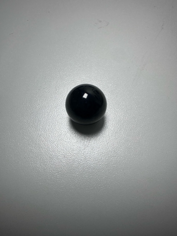 天然缅甸墨翠A货 13mm全透单珠 “状元”