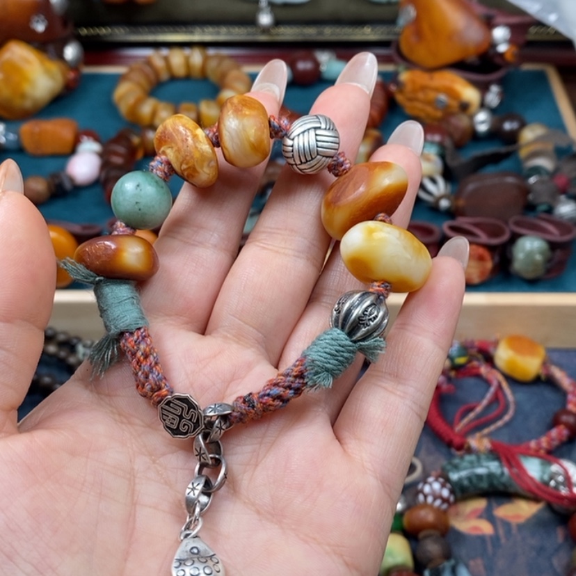 【闪购商品】蜜蜡手链未镶嵌手链