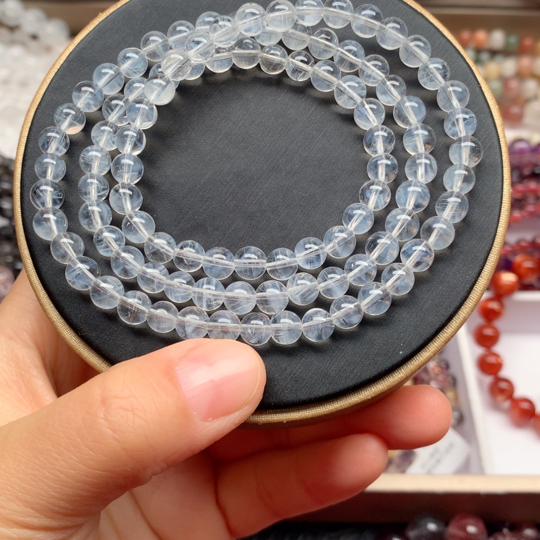 手链未镶嵌水晶蓝针三圈6