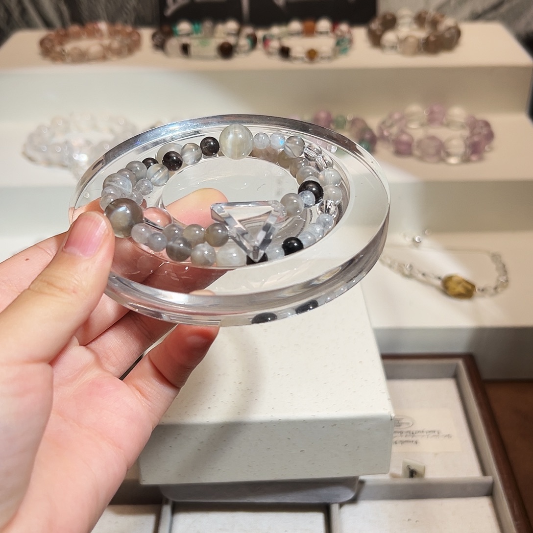 合金手链烟晶拉长石