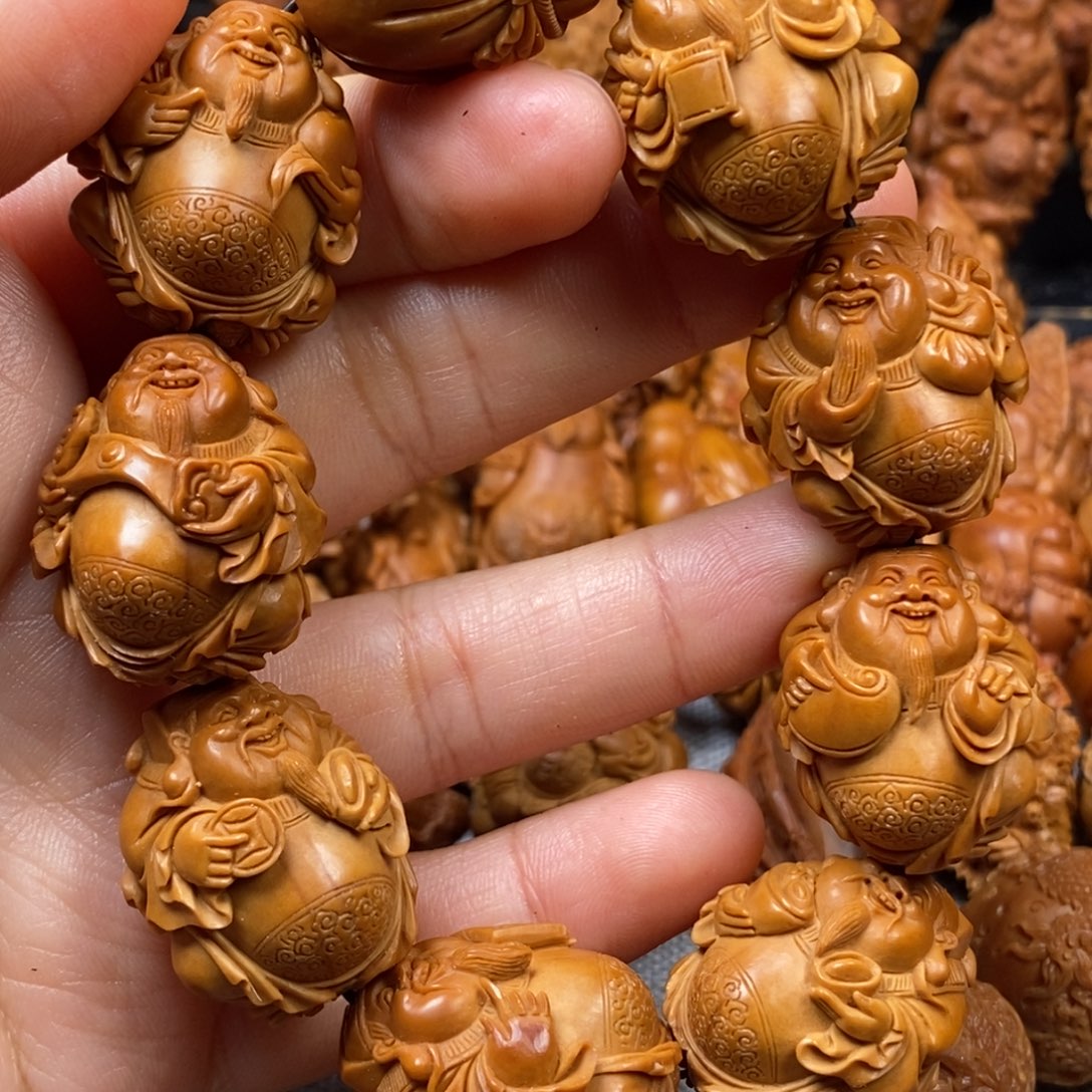 橄榄核手串/手链天****徐核雕手串