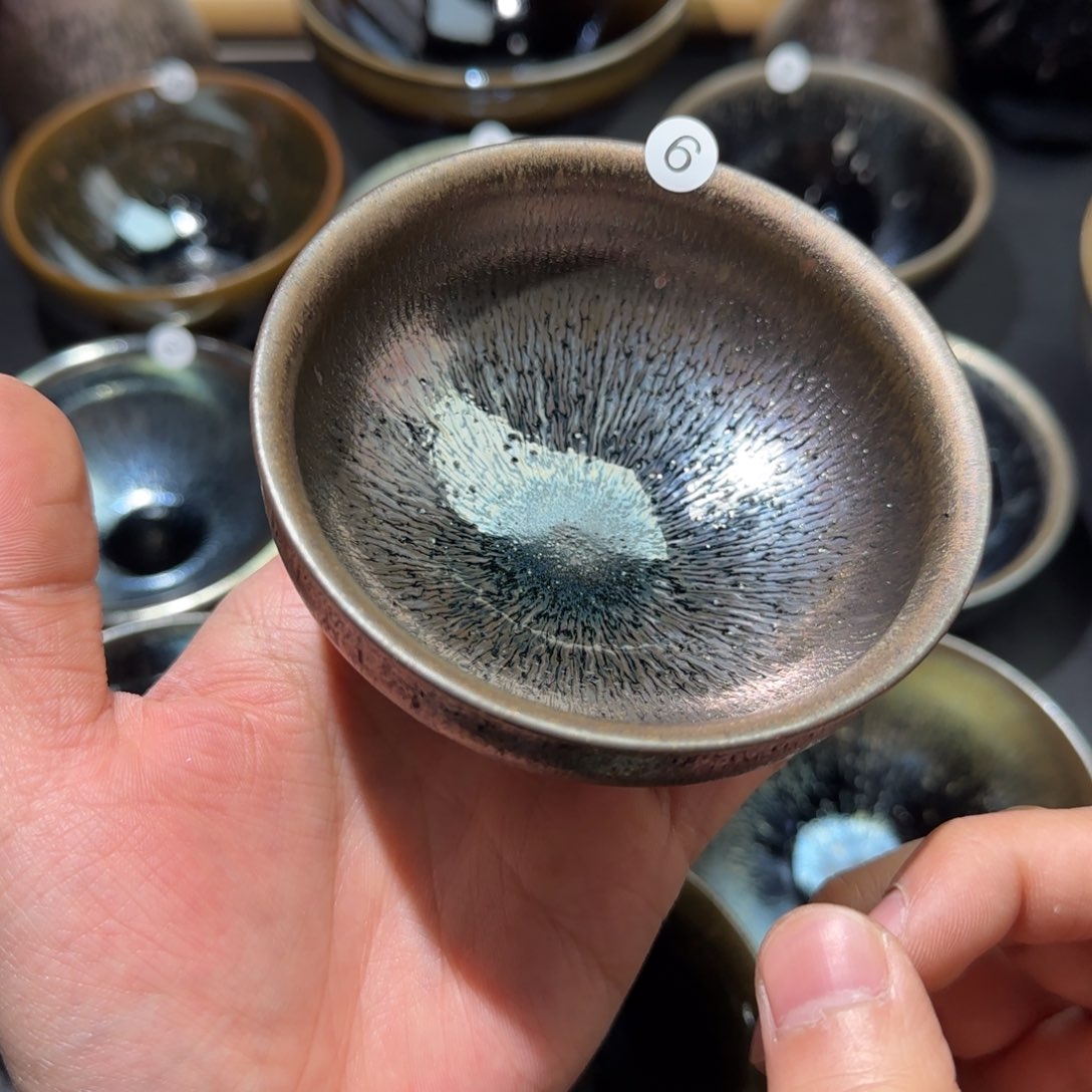 茶盏精品柴烧放漏放漏6