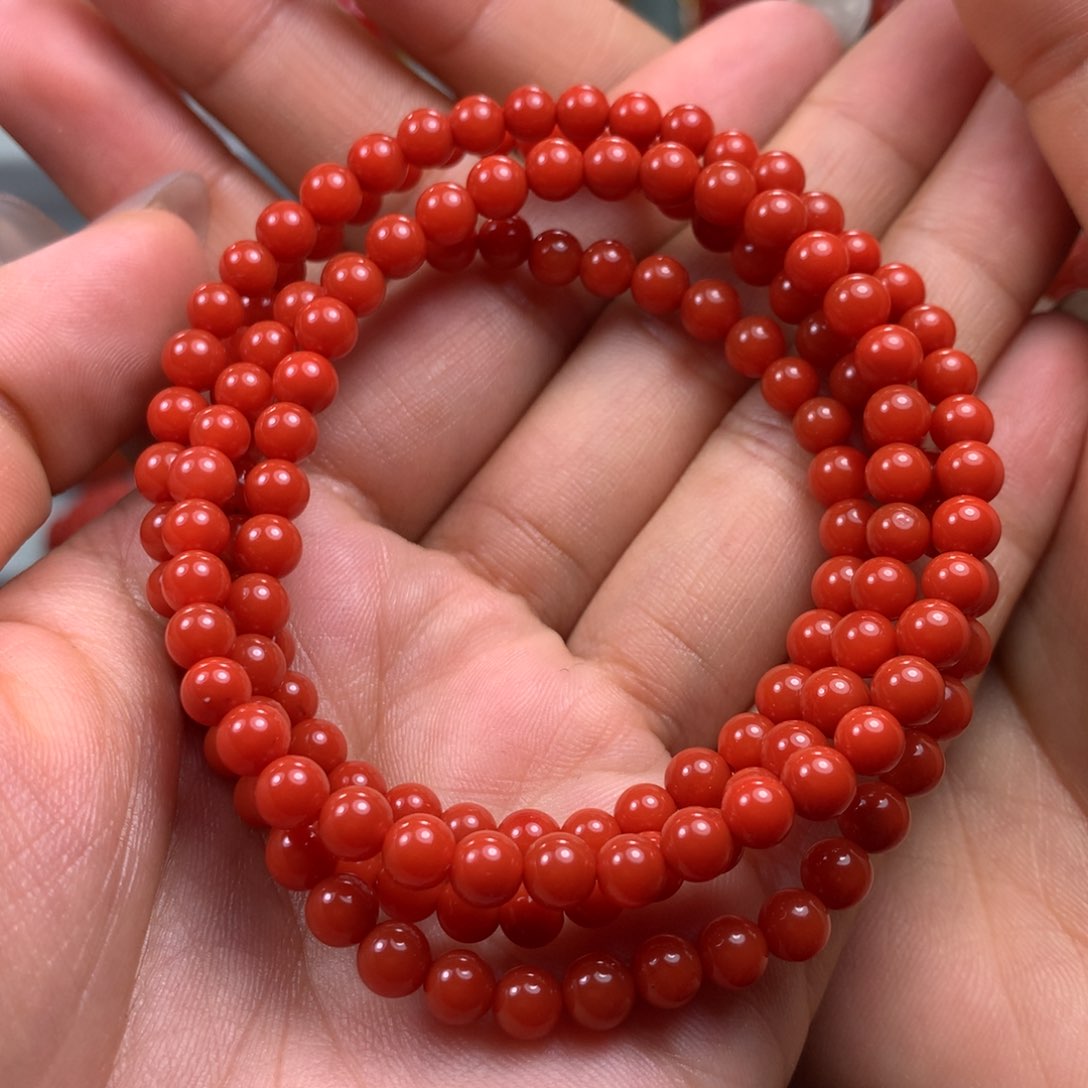 未镶嵌手串南红玛瑙意*