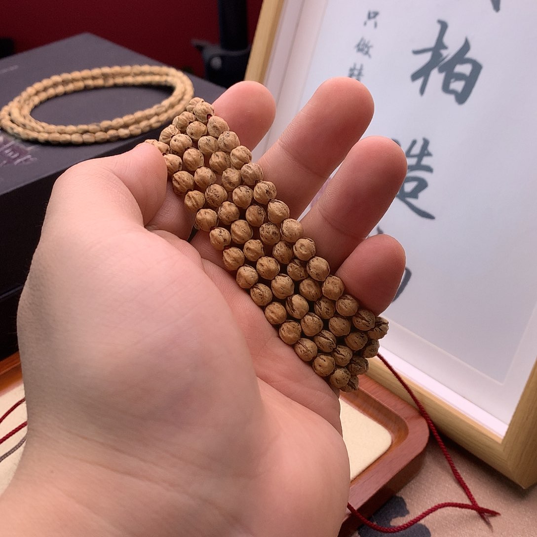 柏香籽/百香籽吊坠红芽原桩