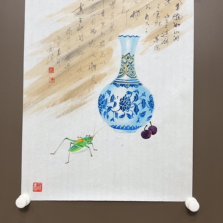 国画郁涛   手绘原创