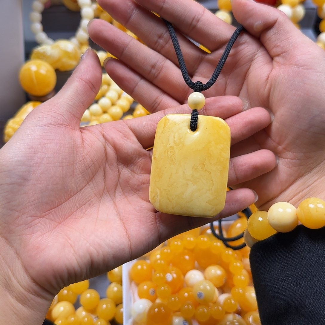 蜜蜡珠宝奇石未镶嵌方牌