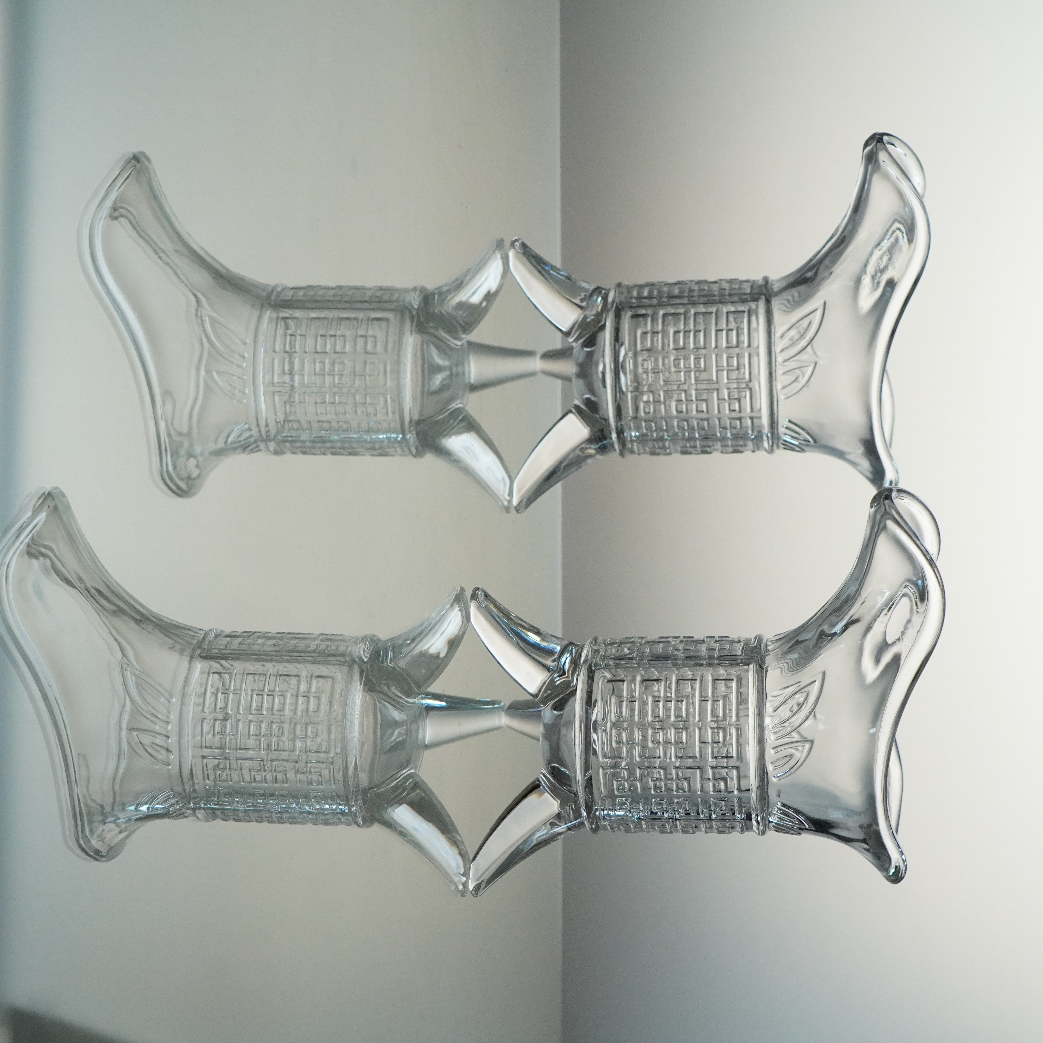 两支装无铅水晶玻璃白酒杯