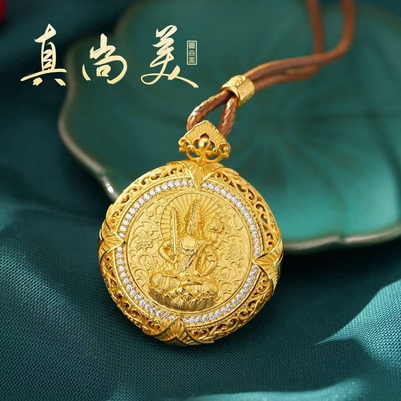 吊坠足银 足银项链 观音精品气质时尚百搭简约链链精美经典