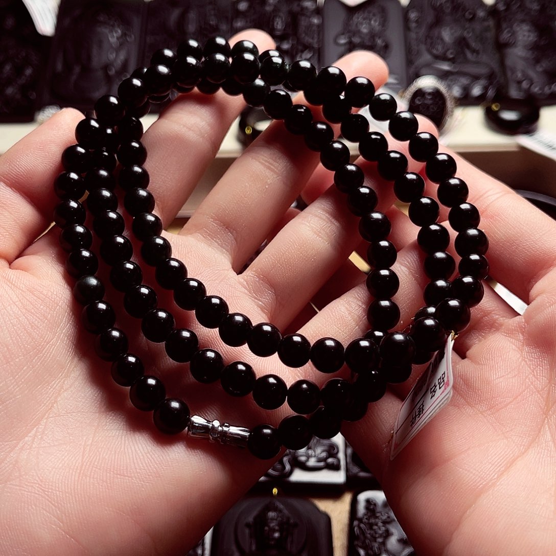 天然缅料A货卡6项链999