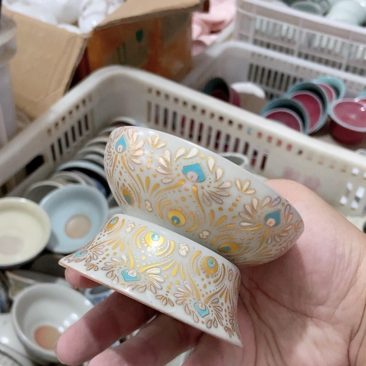 摆件茶具微瑕，介意微瑕
